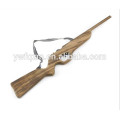 17 # en bois long jouet pistolet élastique